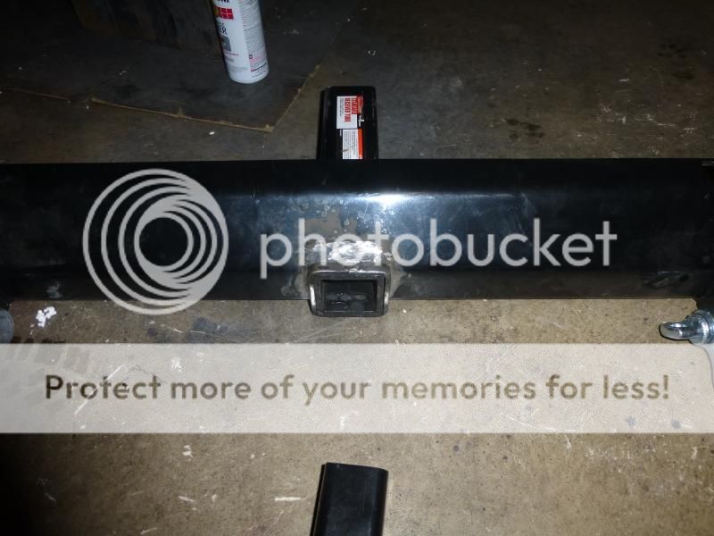 CJ7 front bumper with receiver hitch