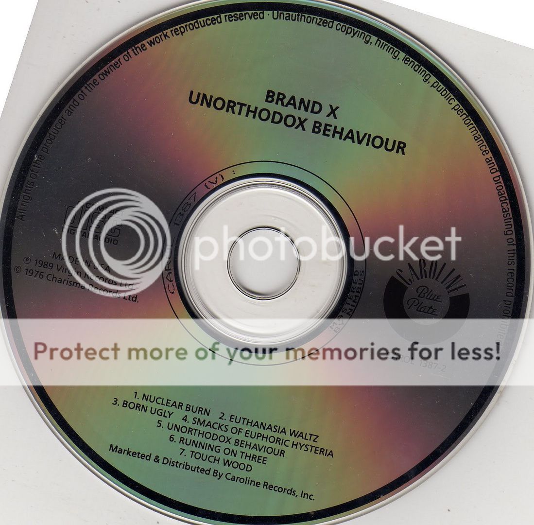 Brand X Unorthodox Behaviour Image